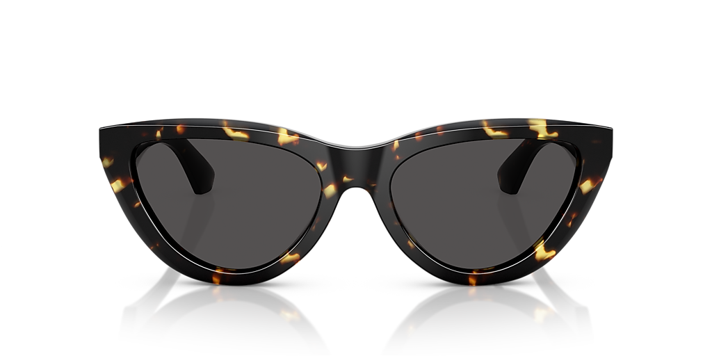 Burberry sunglasses gray tortoise Burberry BE4431U Gray, White frame with dark grey lenses  main image 4
