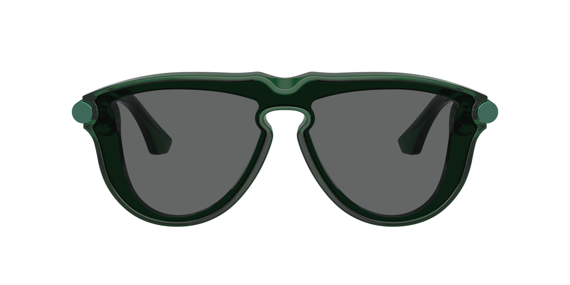 Burberry BE4427 M (0 - 136) with Grey lenses and Green frame  display picture 1