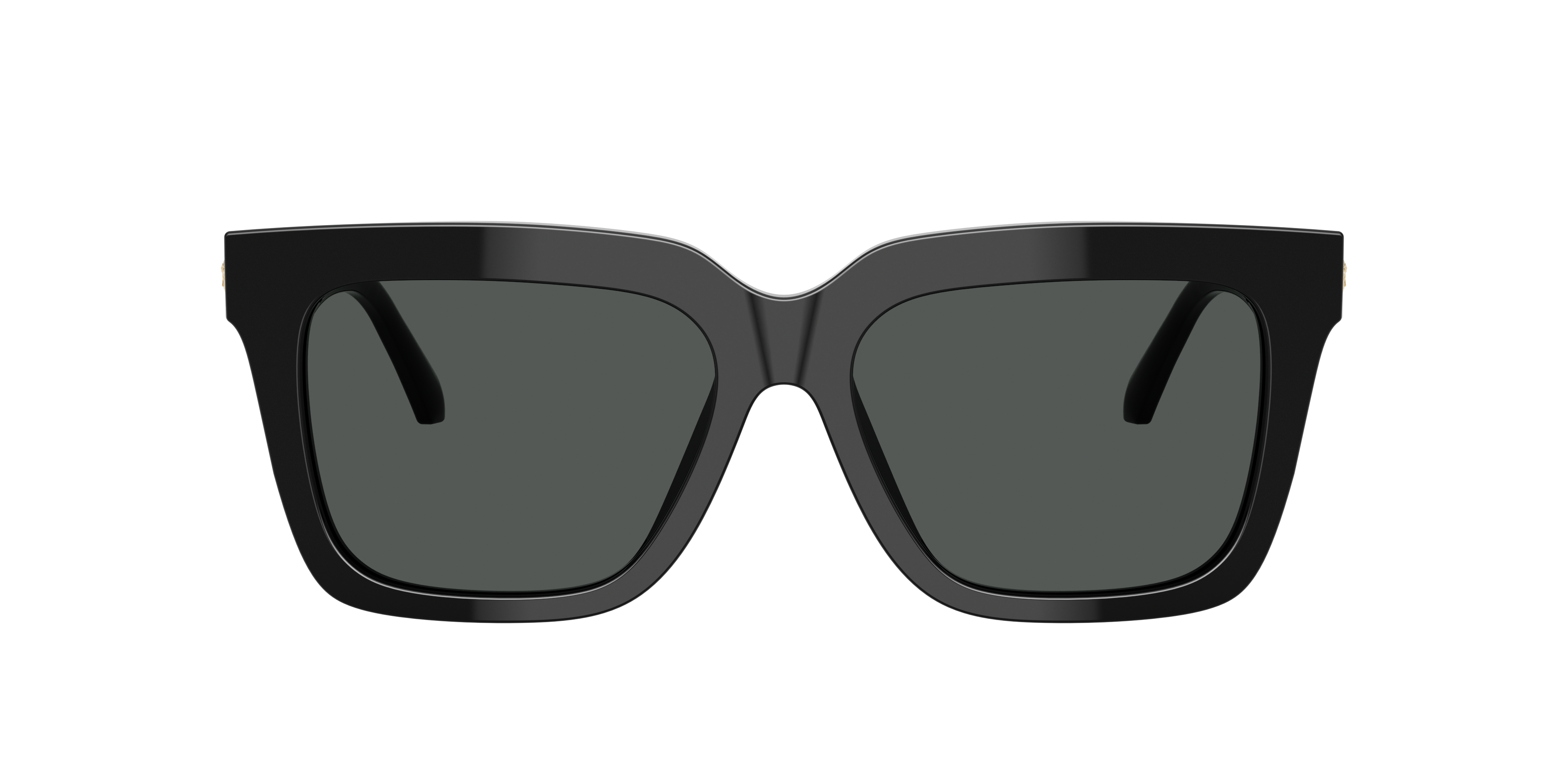 Versace Medusa Plaque Lunettes De Soleil In Black