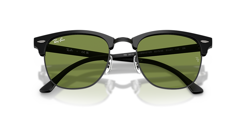 Ray-Ban Clubmaster Classic L (51 - 21) with Green lenses and  display picture 3