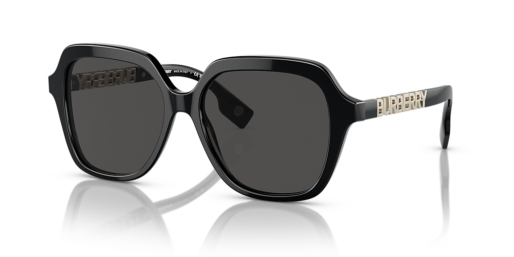BURBERRY B 4389 サングラス Burberry Joni L (55 - 16) with Grey lenses and Black frame
