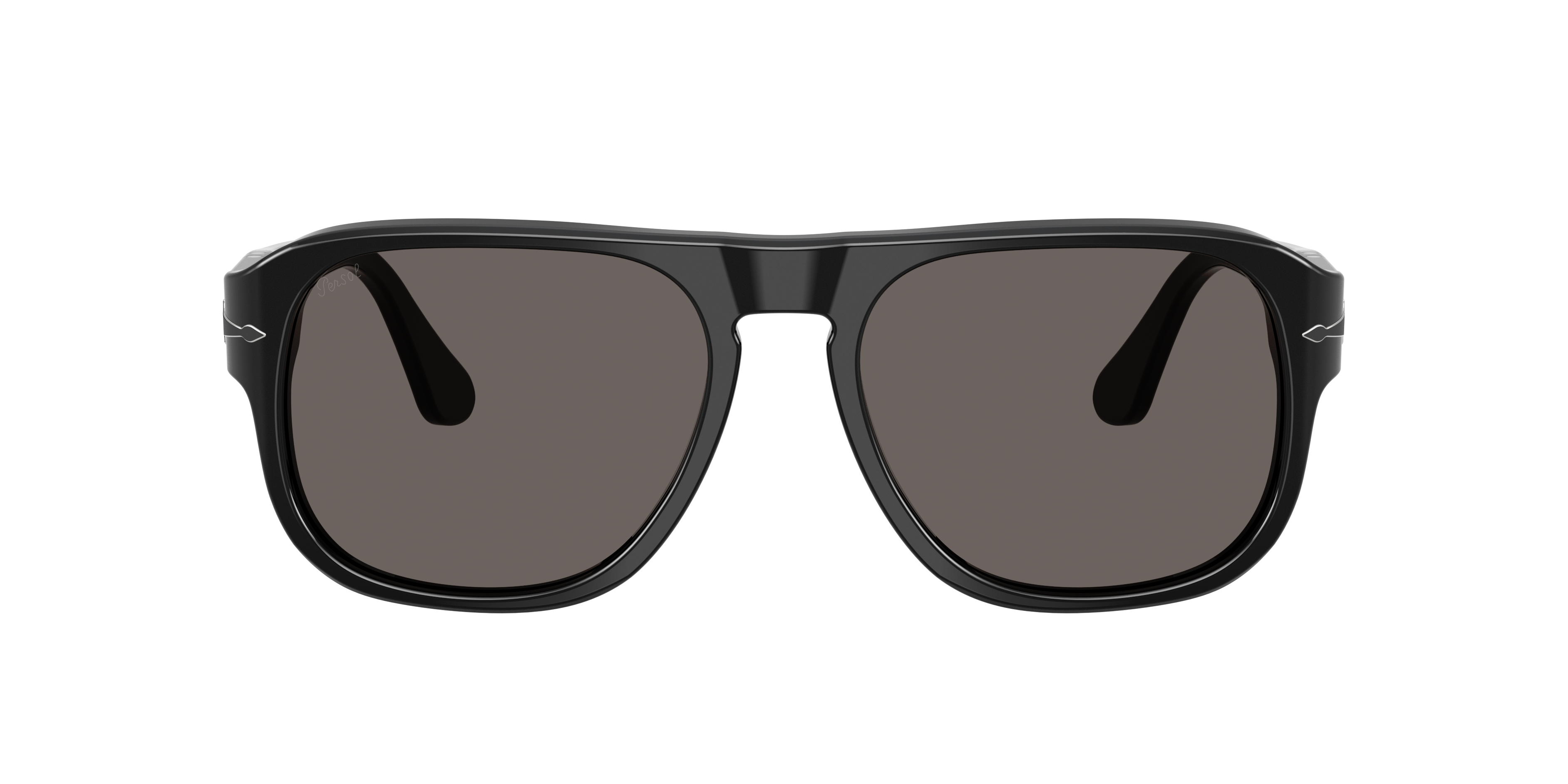 Persol PO3310S - Black Arrow L (57 - 18) with Grey lenses and