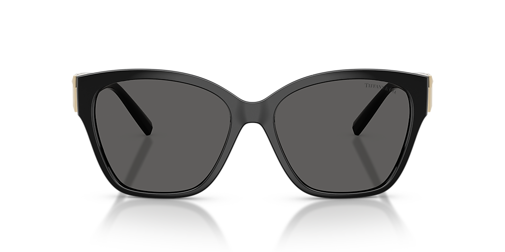 Tiffany & Co. Black Oversized Rounded Square Women\'s Sunglasses Tiffany & Co. - Square Sunglasses - Black Rose Gold Dark  main image 4