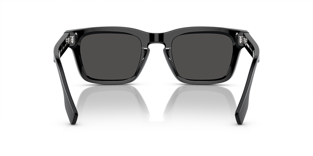 BURBERRY BE4403F Black - Men Luxury Sunglasses, Dark Grey Lens