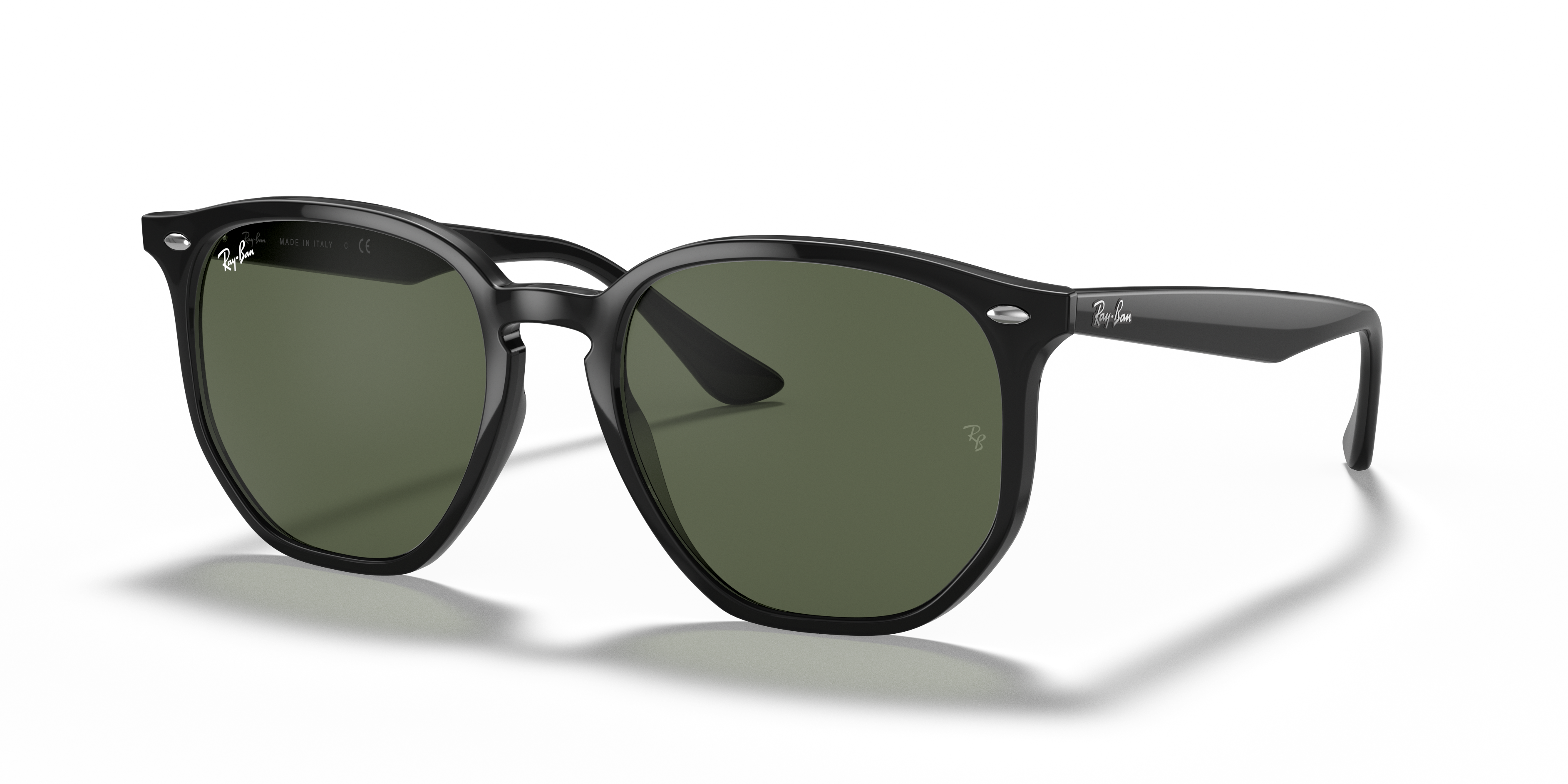 レイバン　RB4306F 601/71 54-19 Ray-Ban RB4306F L (54 - 19) with Green lenses and Black