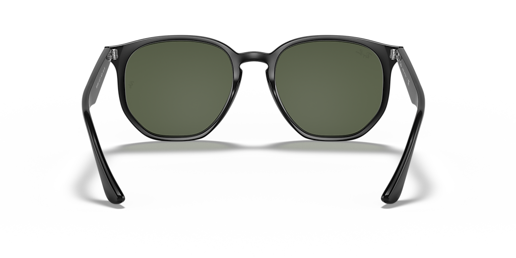 Ray-Ban RB4306F L (54 - 19) with Green lenses and Black