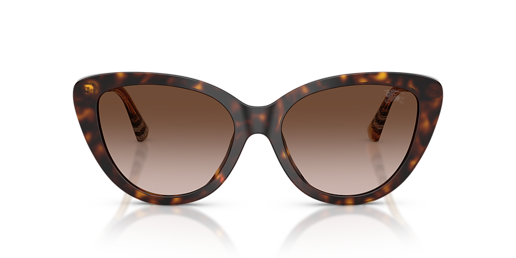Burberry Tortoiseshell Cat-Eye Sunglasses - Brown Tints Burberry BE 4373U Acetate Womens Cat Eye Sunglasses Brown  main image 3