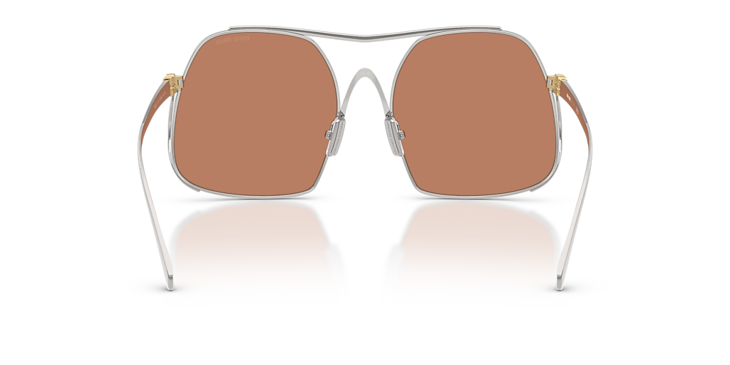 Miu Miu MU A55S XS (57 - 18) with Brown lenses and Silver