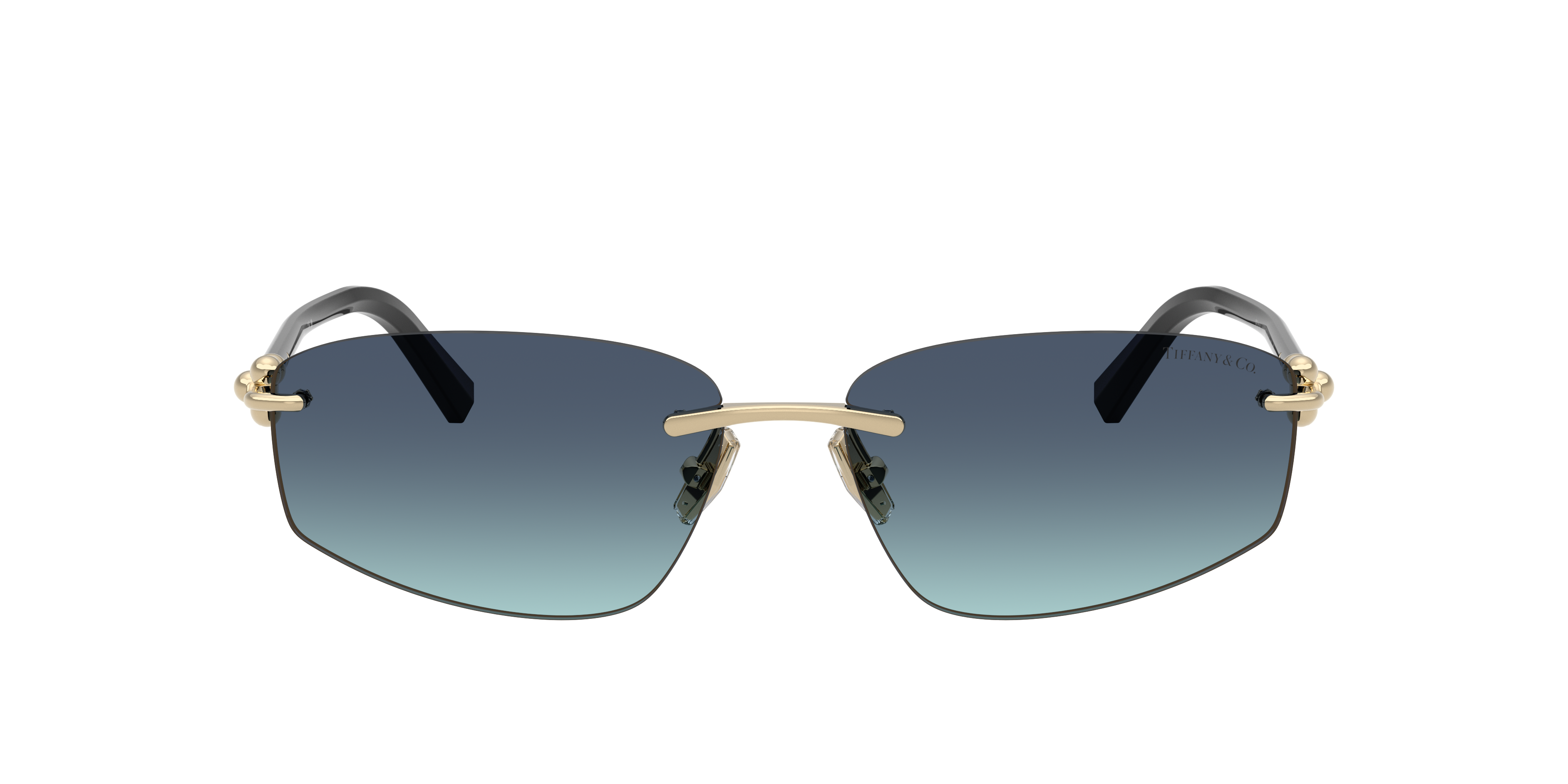 Tiffany & Co. TF3114 L (59 - 15) with Blue lenses and Gold frame