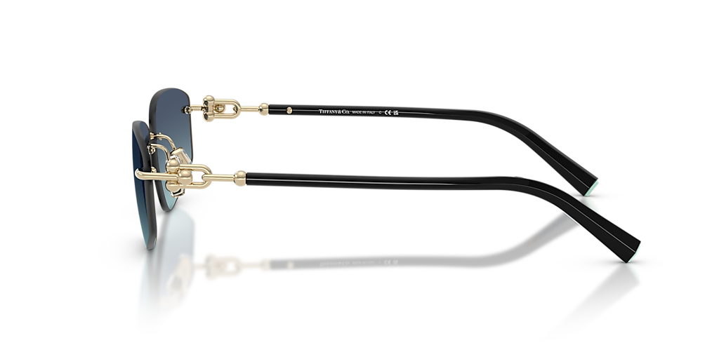 Tiffany & Co. TF3114 L (59 - 15) with Blue lenses and Gold frame