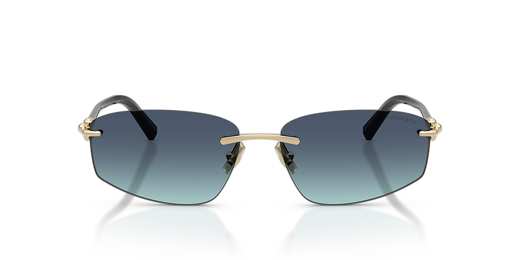 Tiffany & Co. TF3114 L (59 - 15) with Blue lenses and Gold frame