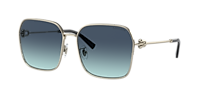 Tiffany & Co. TF3093D XXL (60 - 17) with Blue lenses and Gold