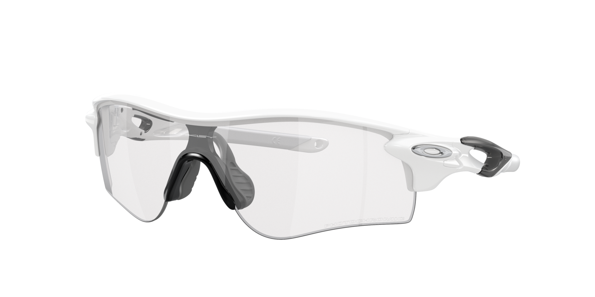 Oakley Unisex Sunglass OO9206 RadarLock® Path® (Low Bridge Fit) -  Frame color: White Out, Lens color: Clear to Black Iridium Photochromic