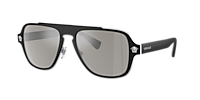 Versace VE2199 XL (56 - 18) with Grey lenses and Black frame