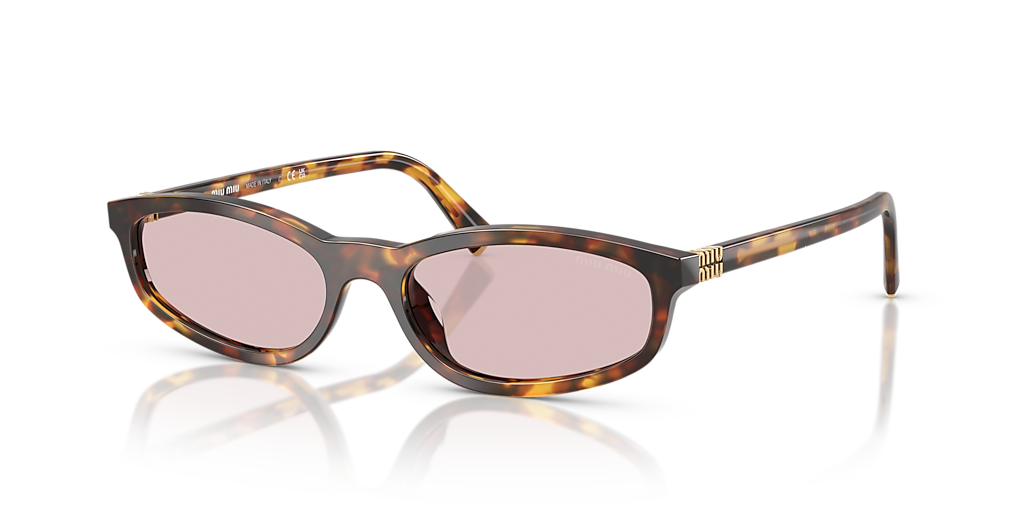 Miu Miu MU A06S S (54 - 17) with Pink lenses and Tortoise frame