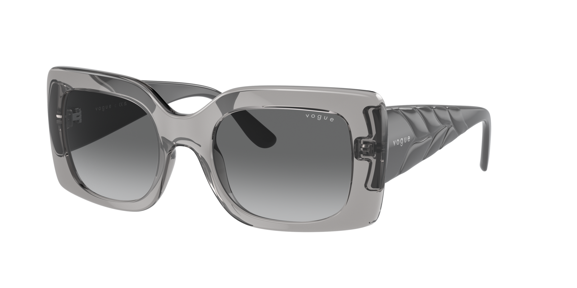 Vogue Eyewear Woman Sunglass VO5481S - Frame color: Transparent Grey, Lens color: Gradient Grey