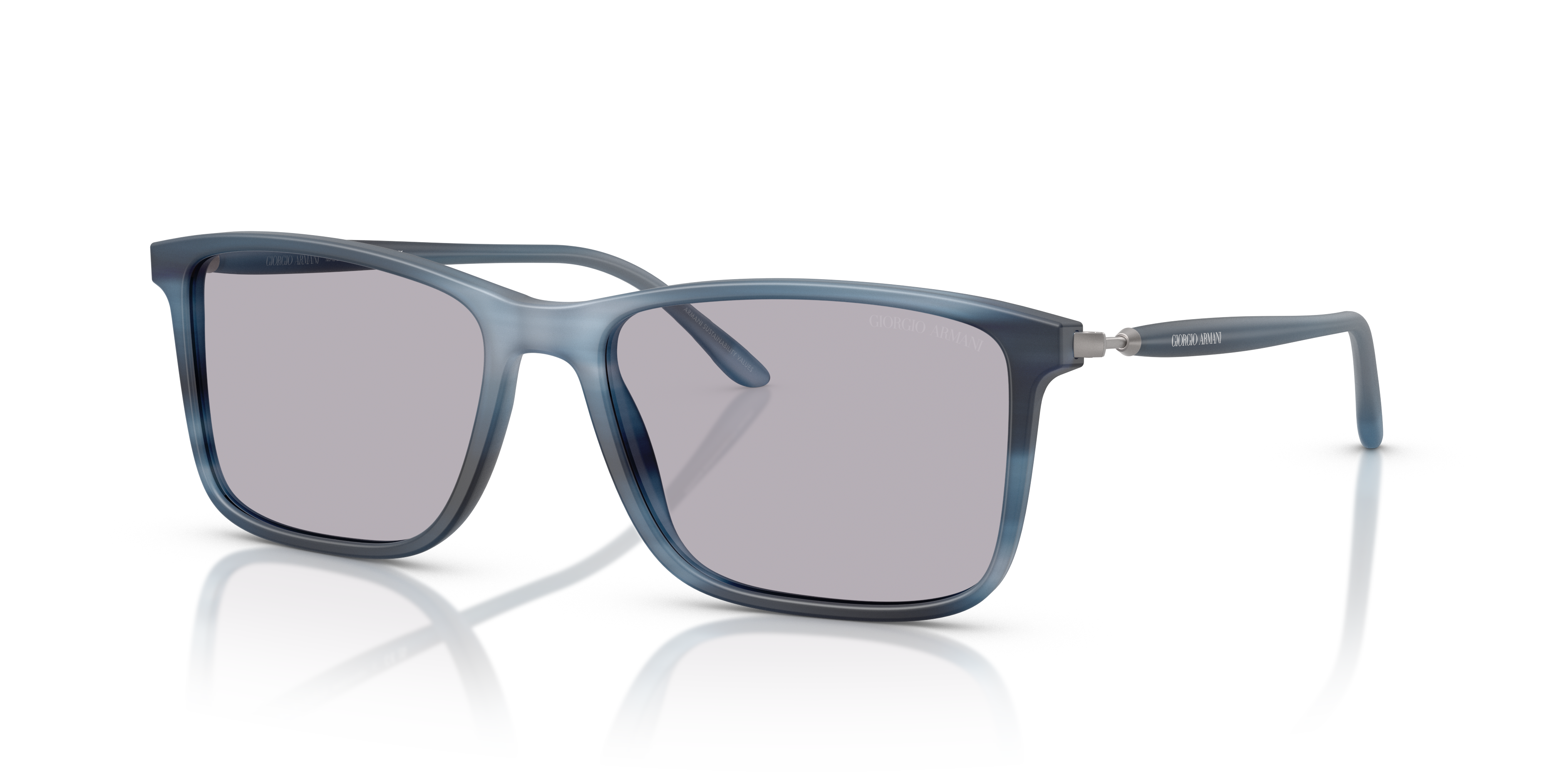 Giorgio Armani AR8218 XXL (56 - 17) with Grey lenses and Blue