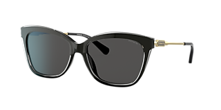【送料,関税込】 COACH サングラス CR621 HC7162 Coach HC7162 CR621 XL (57 - 17) with Grey lenses and Gold