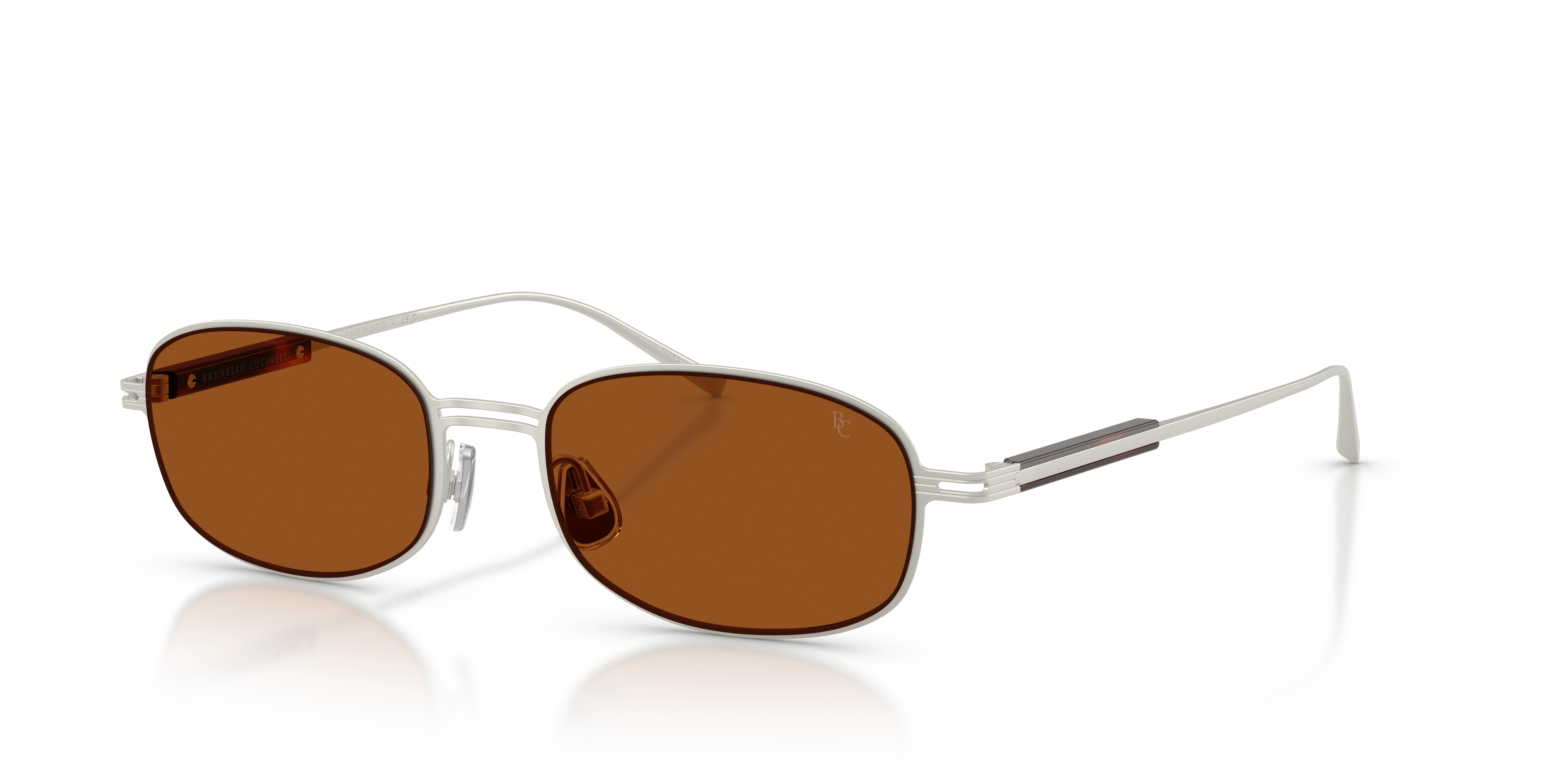 Brunello Cucinelli BC2018ST M (51 - 18) with Brown lenses and