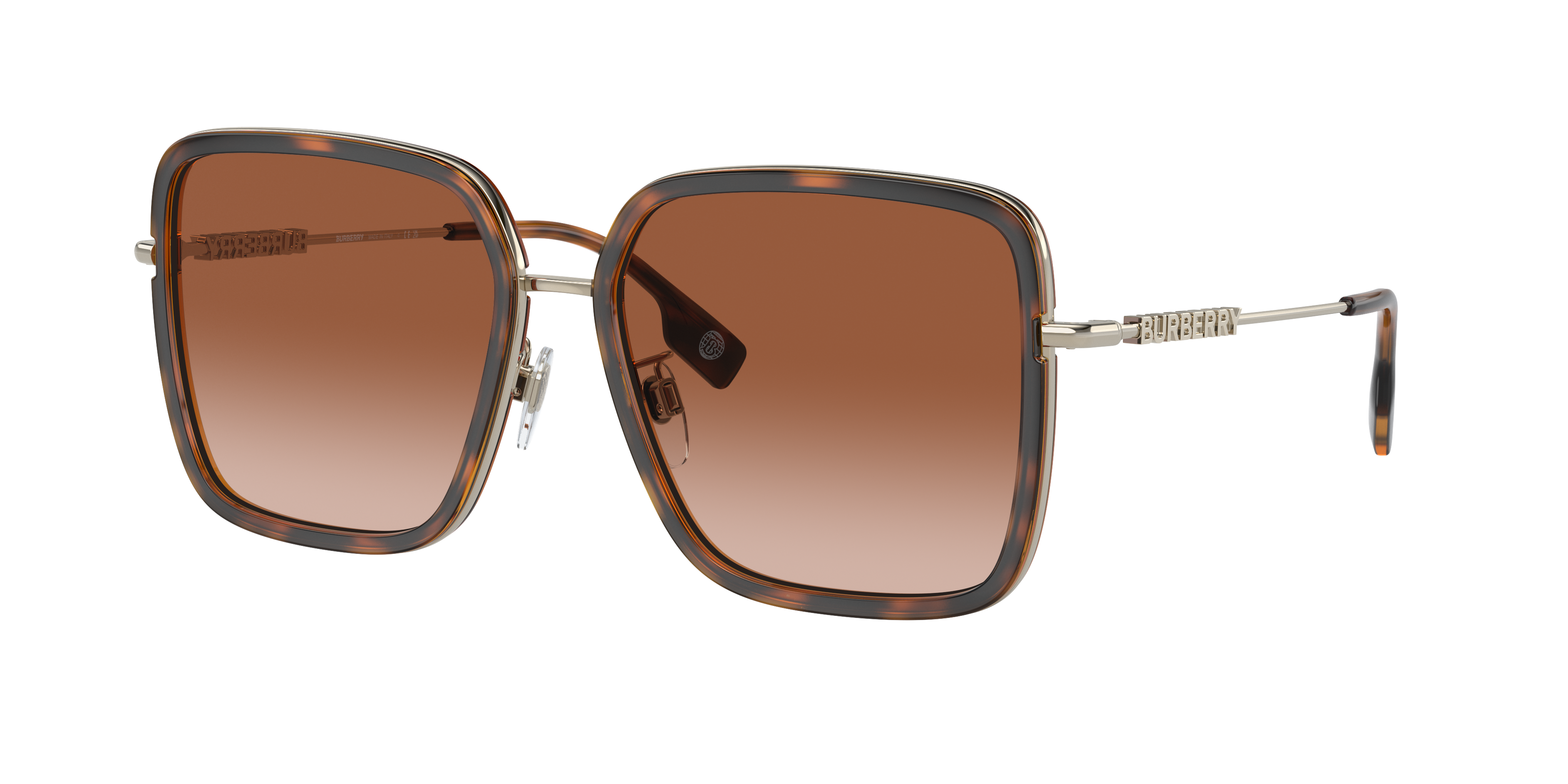 Burberry Dionne XXL (59 - 16) with Brown lenses and Brown frame