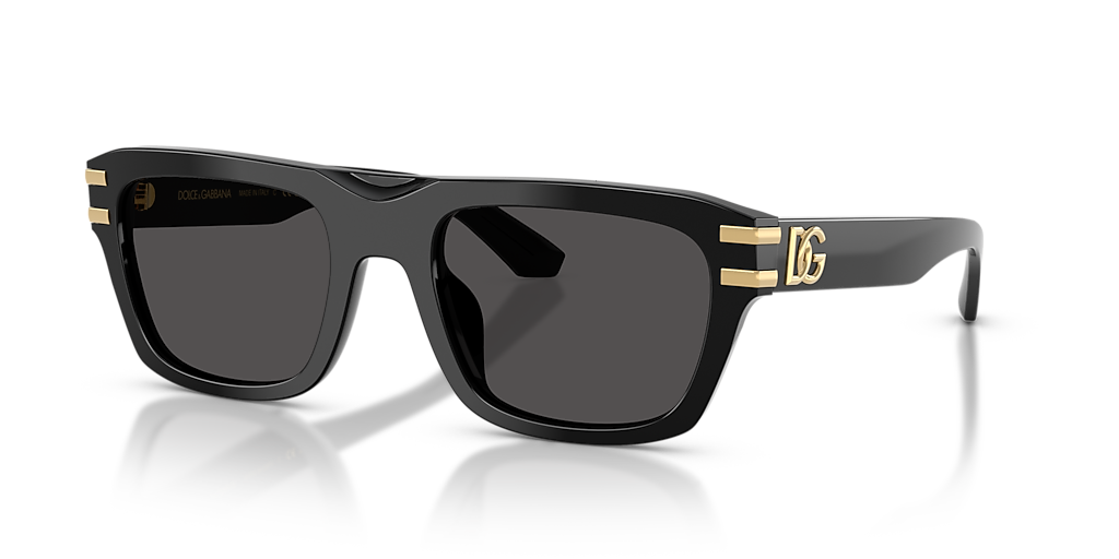Dolce&Gabbana DG4496 L (54 - 21) with Grey lenses and Black frame