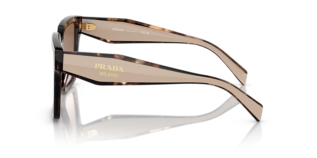PRADA サングラス PR24ZSF 23A0A6 57 モーブトータス Prada PR 24ZSF L (57 - 14) with Brown lenses and Tortoise