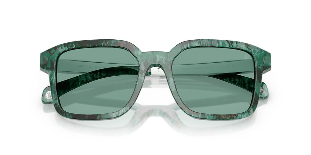 Moncler ME6006 Quaderna XL (53 - 19) with Green lenses and