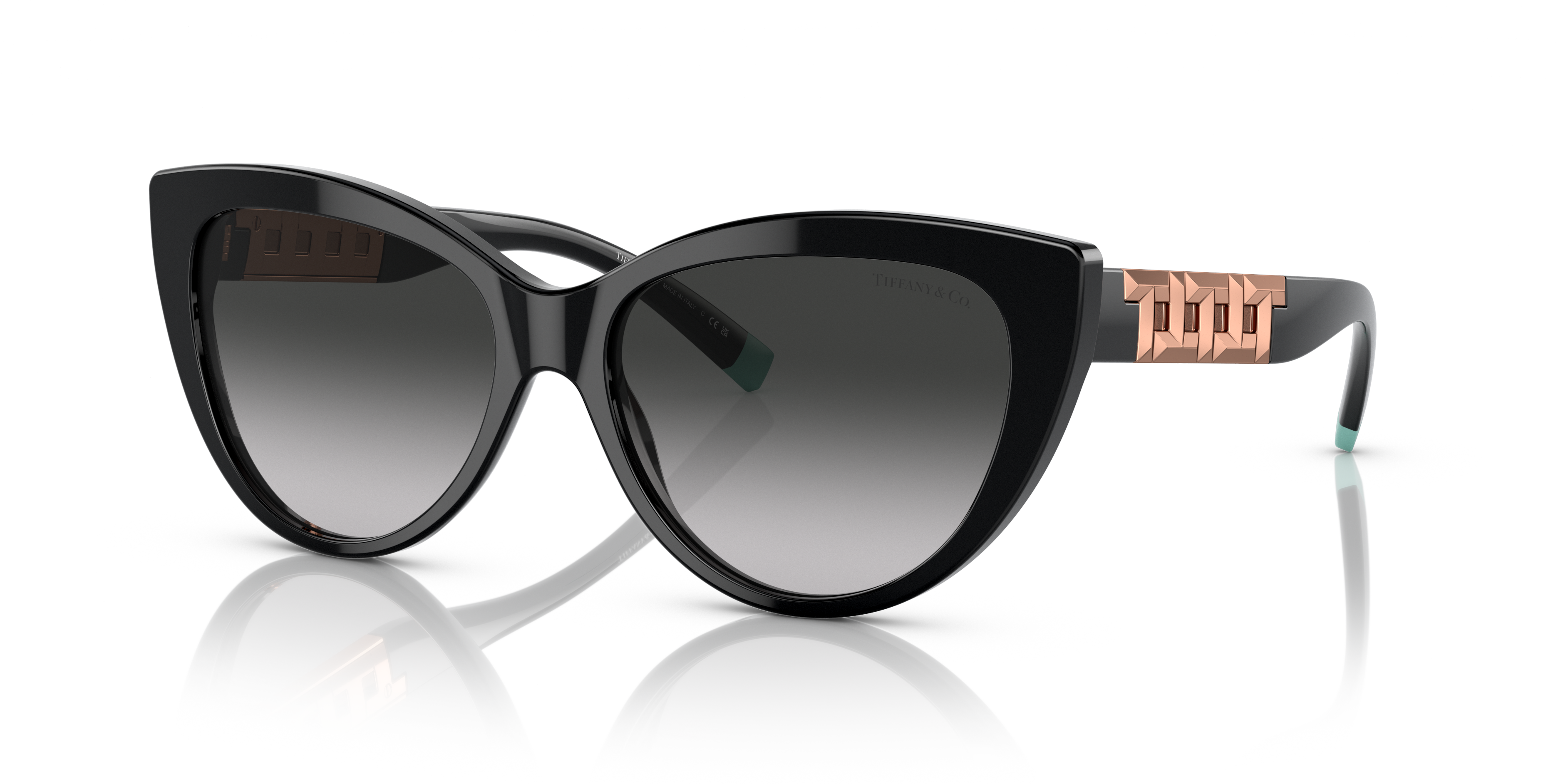 Tiffany & Co. TF4196 M (56 - 16) with Grey lenses and Black frame