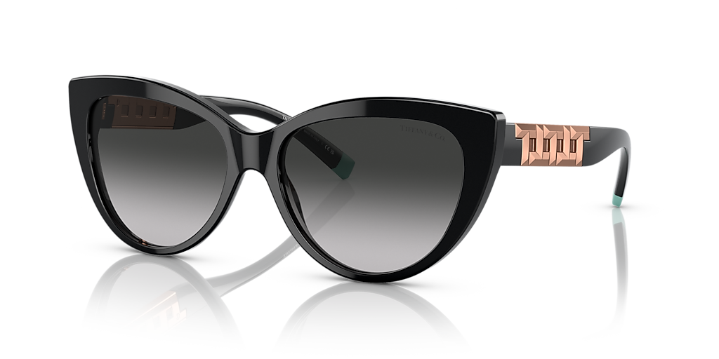 Tiffany & Co. TF4196 M (56 - 16) with Grey lenses and Black frame