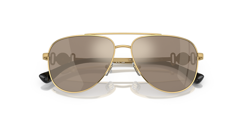 Versace VK2002 Kids L (52 - 13) with Gold lenses and Gold frame