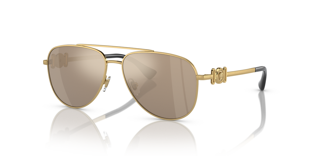 Versace VK2002 Kids L (52 - 13) with Gold lenses and Gold frame