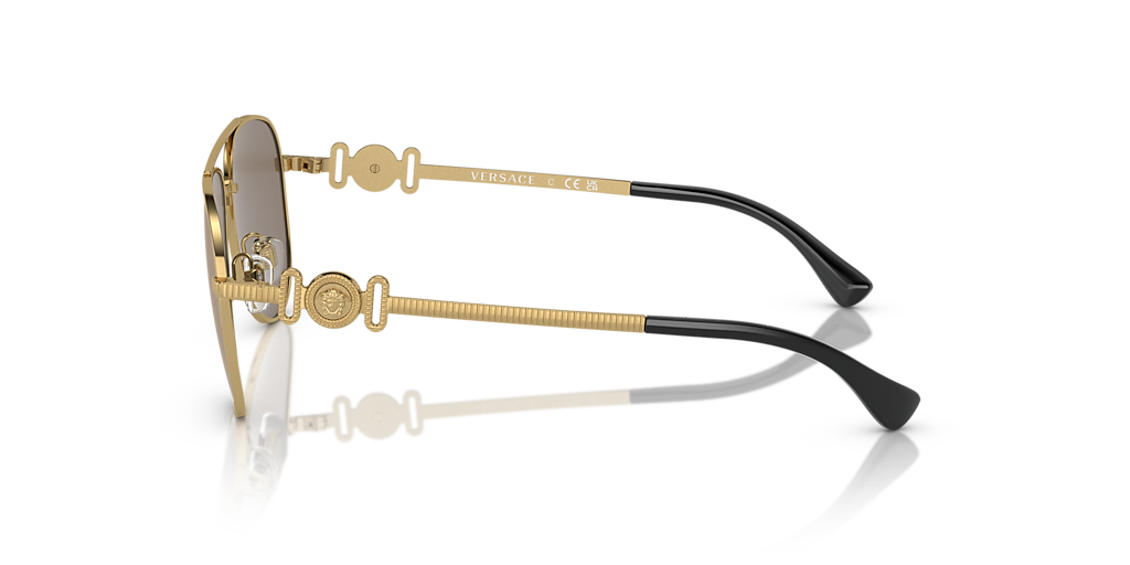 Versace VK2002 Kids L (52 - 13) with Gold lenses and Gold frame