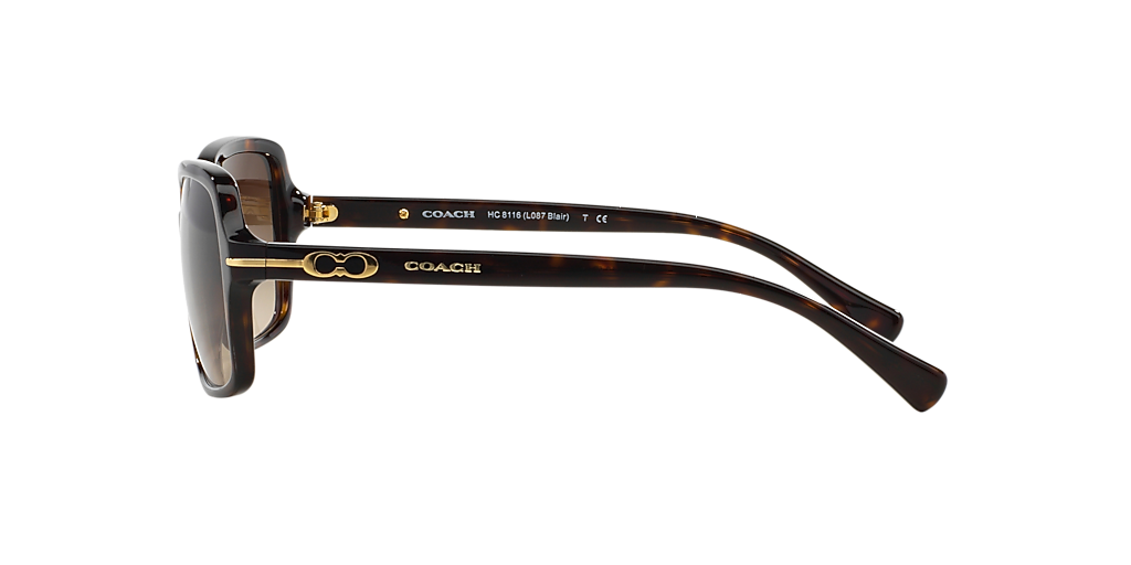 Coach L087 Blair S (56 - 16) with Brown lenses and Tortoise frame