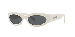 Celine CL40197U XL (54 - 18) with Green lenses and Beige