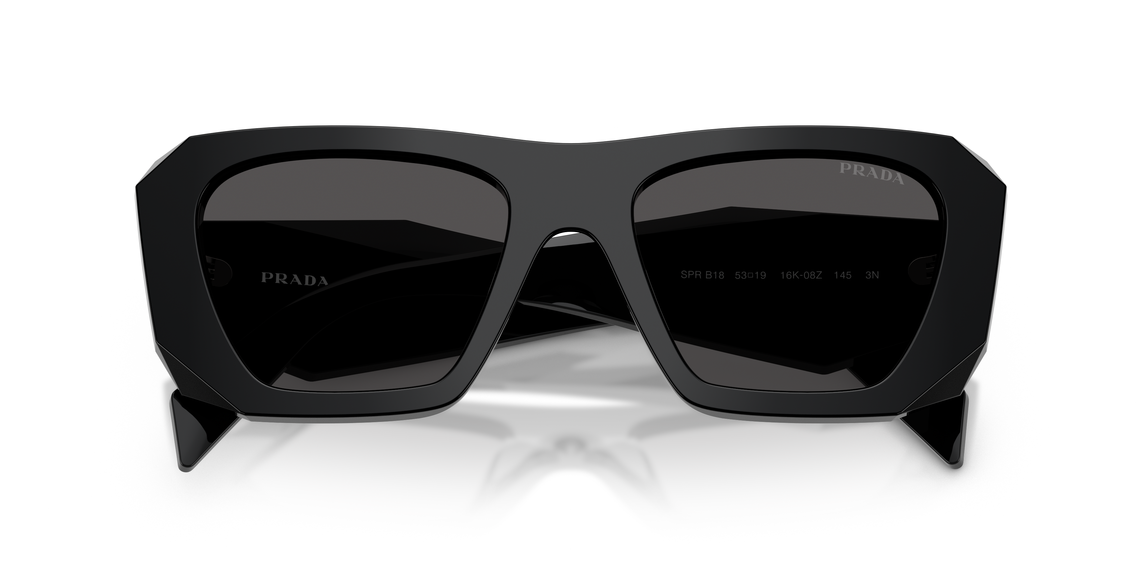 Prada Woman Sunglass Pr B18s In Black
