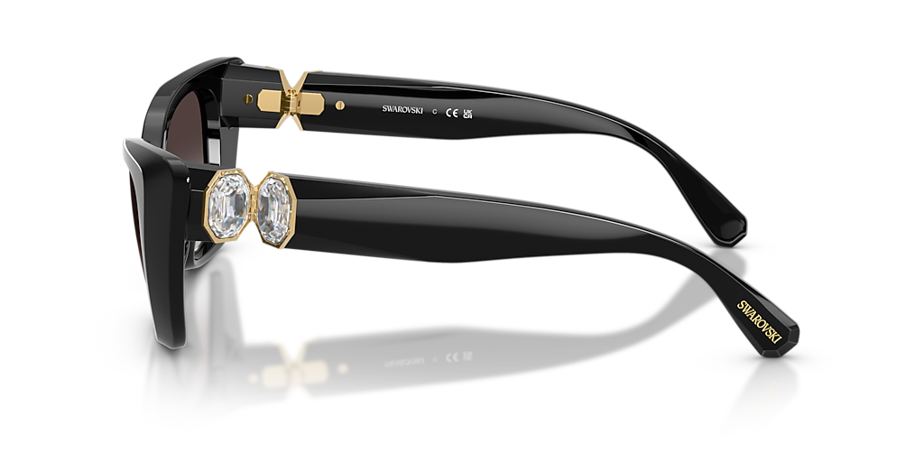 Swarovski SK6047 XS (54 - 17) with Grey lenses and Black frame