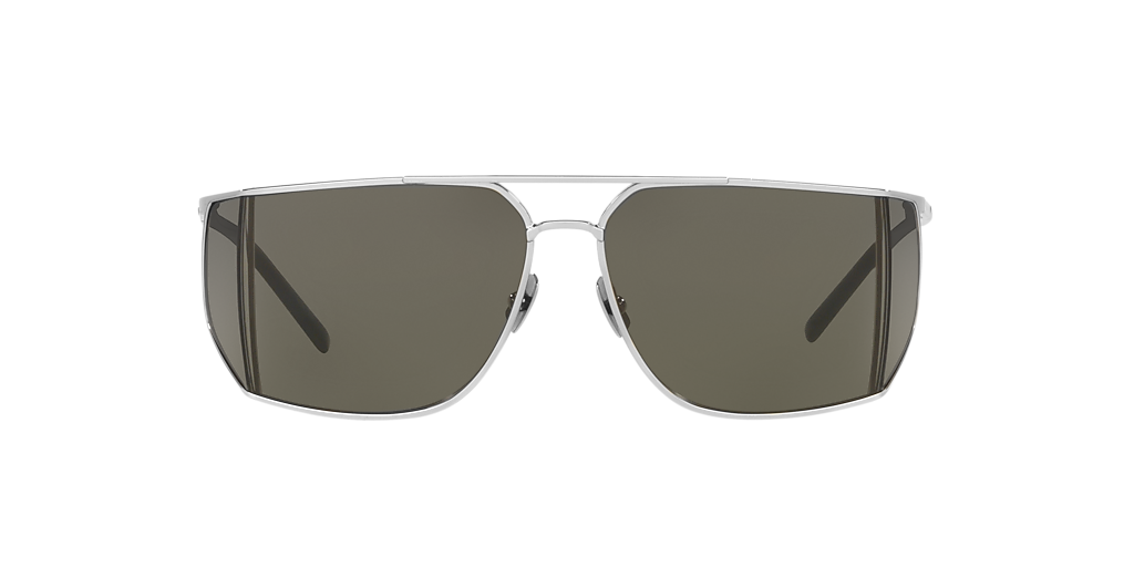 SAINT LAURENT SL 750 Silver - Men Sunglasses, Grey Lens