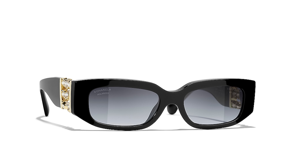 Chanel Rectangle Sunglasses CH5544 XS (53 - 17) with Grey lenses