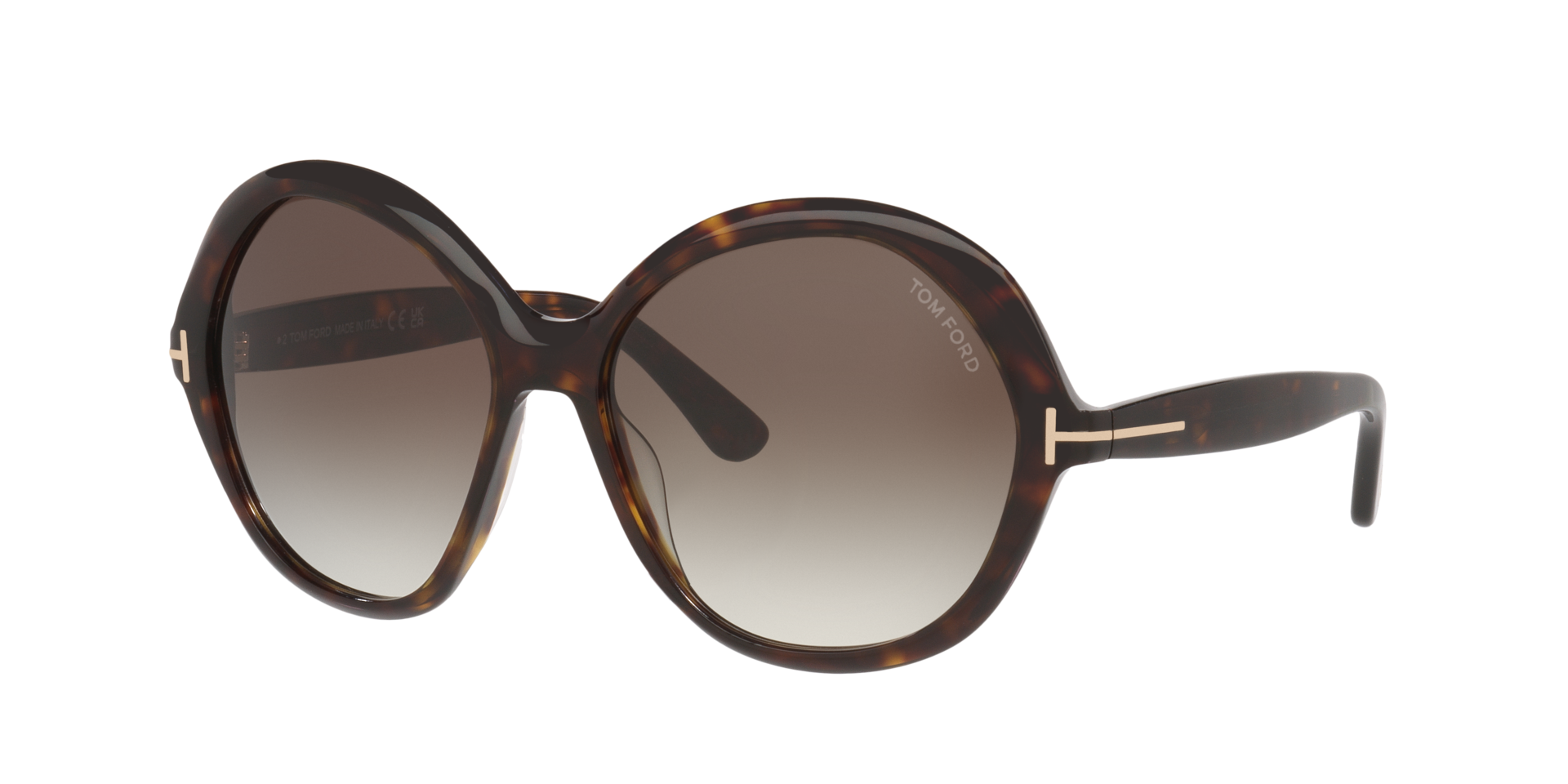 Tom Ford Annabelle-02 XXL (60 - 16) with Grey lenses and  display picture 2