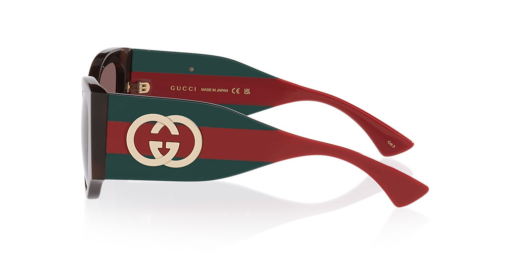 Gucci Gg2115S M (55 - 18) with Brown lenses and Tortoise frame