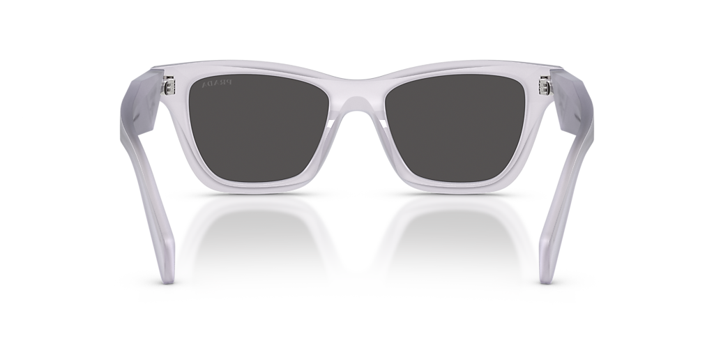 Prada PR C07SF S (52 - 16) with Grey lenses and Transparent frame