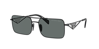 Prada PR A21S M (53 - 20) with Grey lenses and Black frame