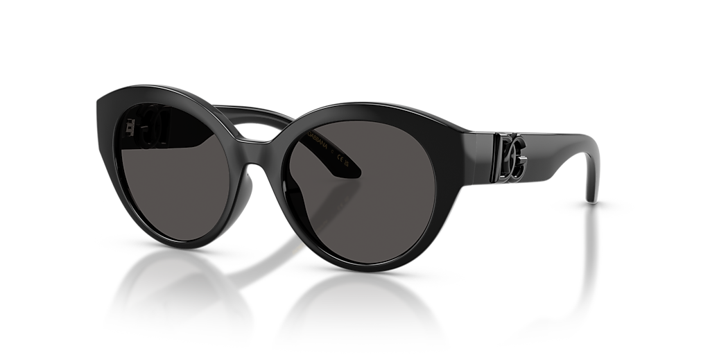Dolce&Gabbana DX6010 S (47 - 17) with Grey lenses and Black frame