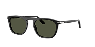 Persol PO3210S XL (54 - 21) with Green lenses and Black  display picture 2