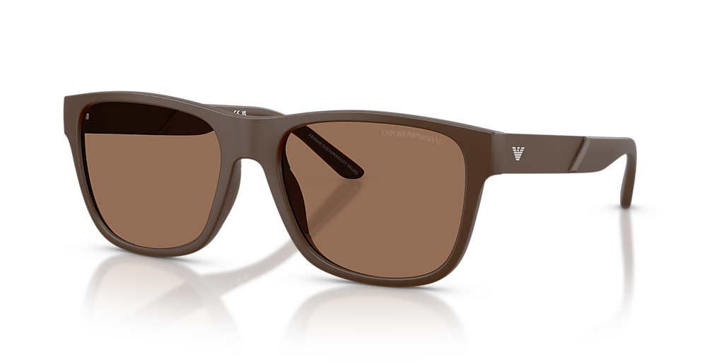 Emporio Armani EA4243 XL (56 - 18) with Brown lenses and Brown