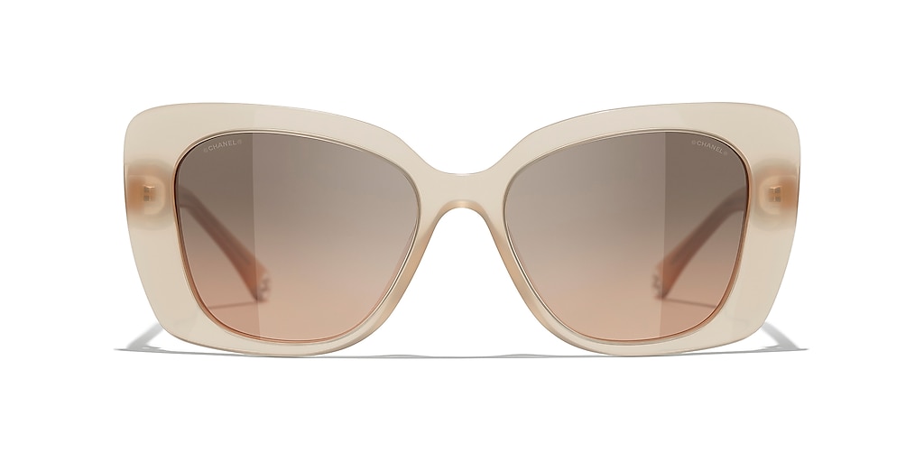 Chanel Rectangle Sunglasses CH5504 M (53 - 17) with Brown