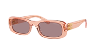 ★MUUT★ Sunglass MSLAB 08 Miu Miu MU 08ZS S (53 - 20) with Violet lenses and Pink