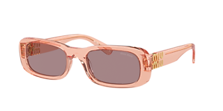 Miu Miu MU 06ZS S (50 - 20) with Brown lenses and Pink frame