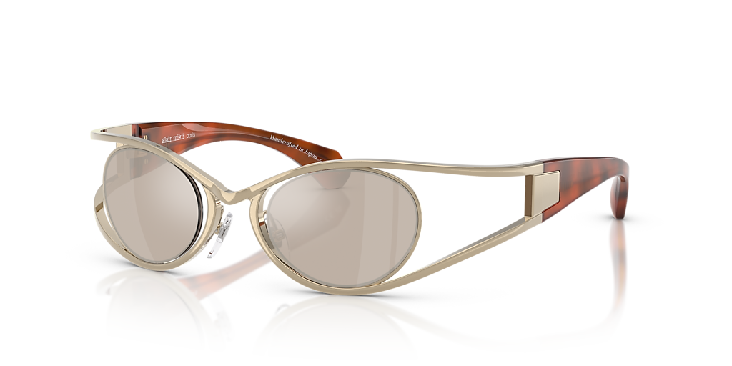 Alain Mikli A04501T XL (43 - 22) with Gold lenses and Gold frame
