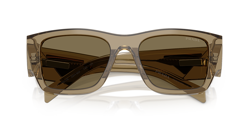 Prada PR 10ZSF L (55 - 19) with Brown lenses and Brown frame